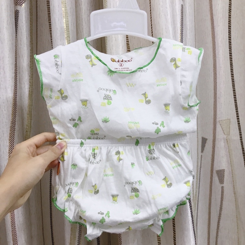 SET 2 BỘ SÁT NÁCH CHO BÉ GÁI - BỘ MẶC HÈ BÉ GÁI VẢI COTTON 4 CHIỀU