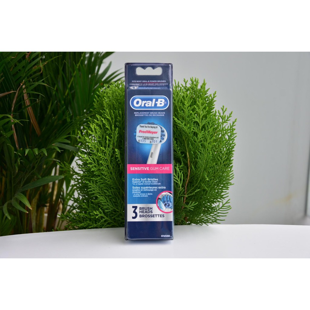 Set 3 đầu bàn chải điện thay thế Oral-B, cho tất cả các dòng bàn chải điện Oral-B | BigBuy360 - bigbuy360.vn