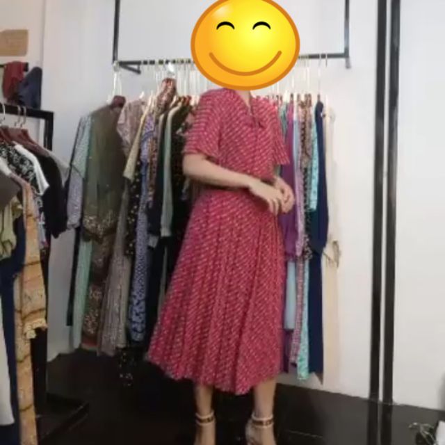 Thanh lý váy vintage Nhật kèm belt (tặng thêm 01 váy)