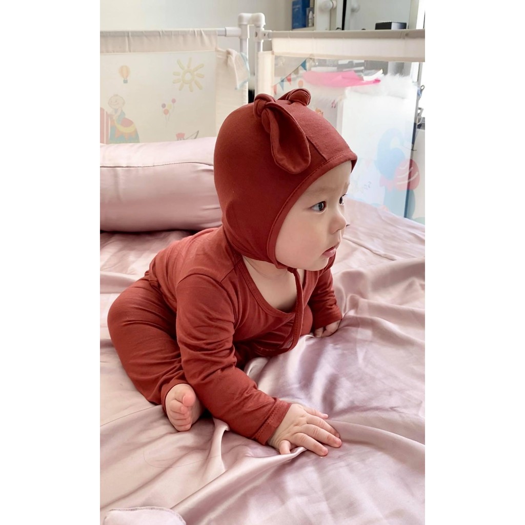 [Rẻ Vô Địch] Bộ Body chổng mông + Mũ Tai Thỏ Cà Rốt  Siêu Ấm Cho bé | BigBuy360 - bigbuy360.vn