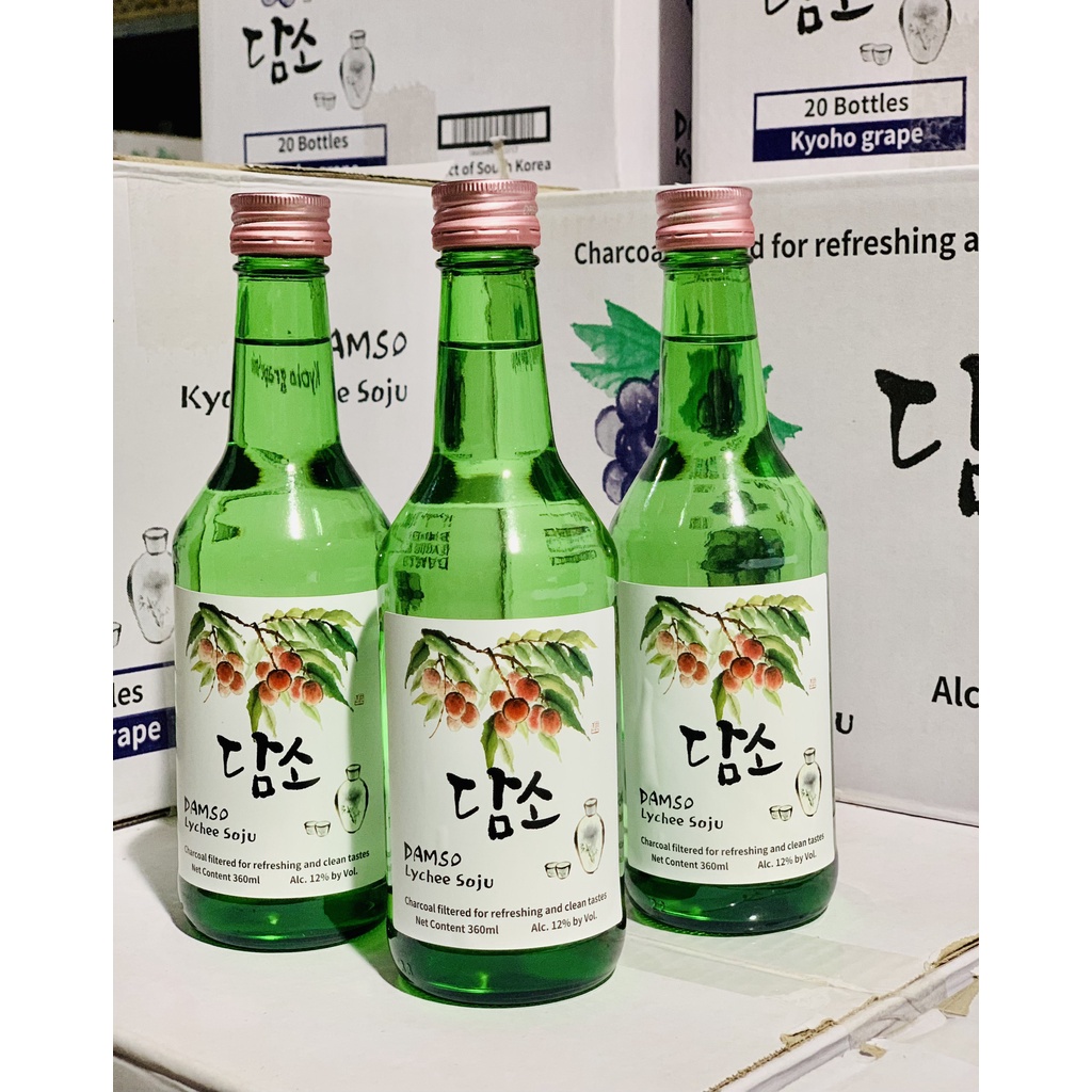 Nước Trái Cây Hàn Quốc Chai 360ml nhiều vị