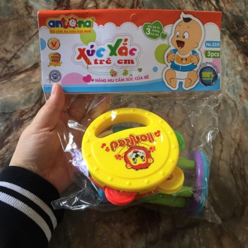 Đồ Chơi Lục Lạc Xúc Xắc Ngặm Nướu Antona Cho Bé