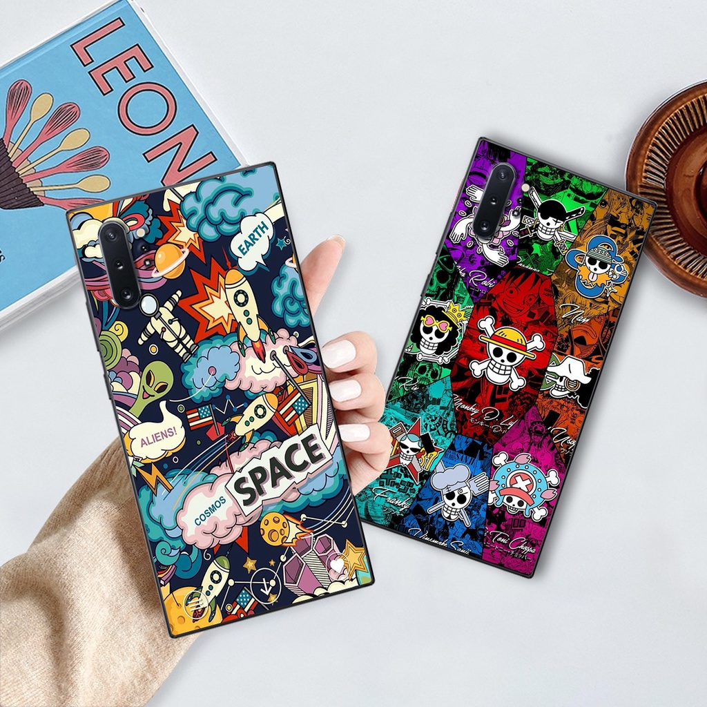 Ốp lưng Samsung Note 10/ Note 10 Plus/ Note 10 Lite/ M60s/ A81 in hình thương hiệu thời trang đa sắc cá tính.