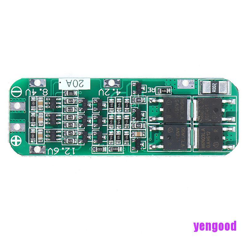 Phụ Kiện Bảo Vệ Pin Lithium 18650 3S 20A PCB BMS 12.6V Chuyên Dụng Sự Bảo