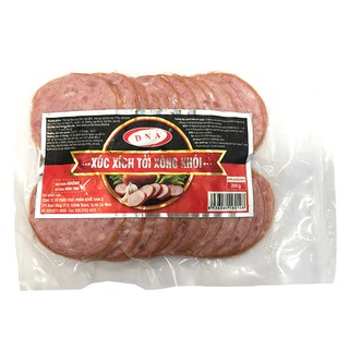 E - xúc xích tỏi đông nam á xông khói 200g