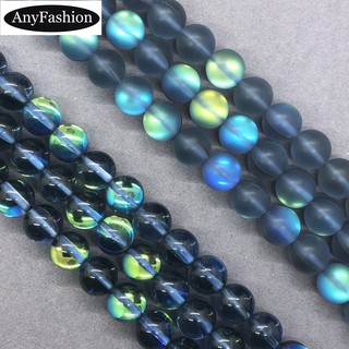 Hạt pha lê thạch anh Labradourite xanh đậm Mờ 6-12mm