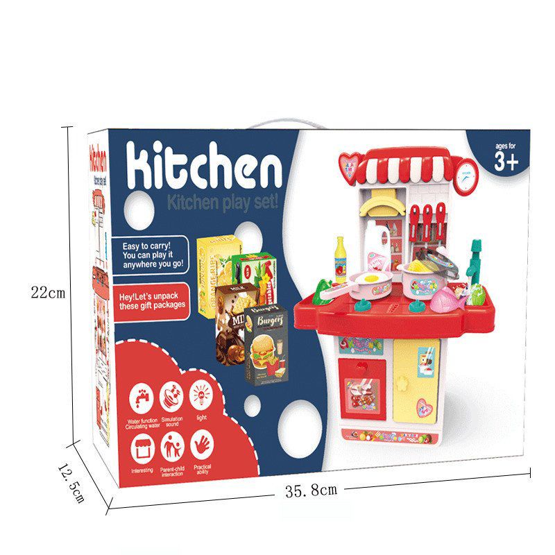 BỘ ĐỒ CHƠI BÀN BẾP & MÁY SINH TỐ CHO BÉ