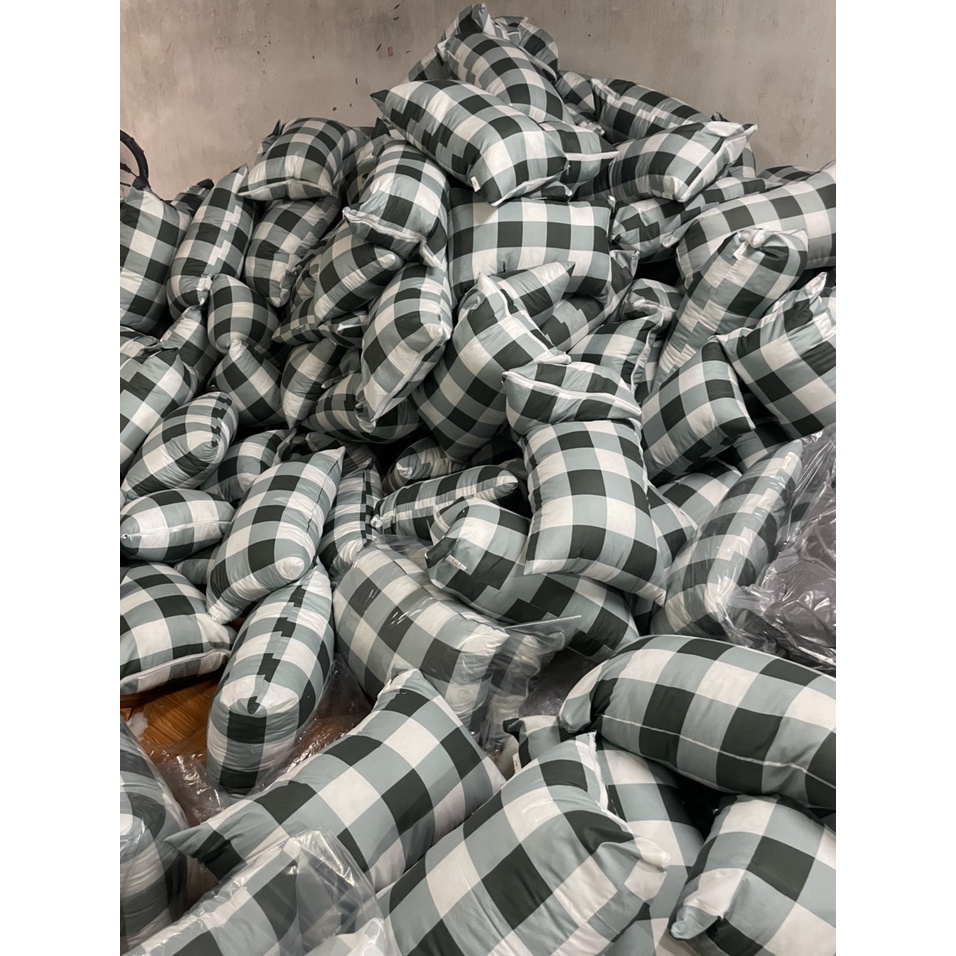 Ruột gối kẻ muji cao cấp kích thước 45x65