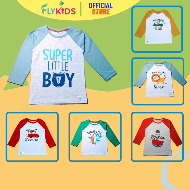 Hàng cao cấp - Áo thun dài tay Flykids bé trai