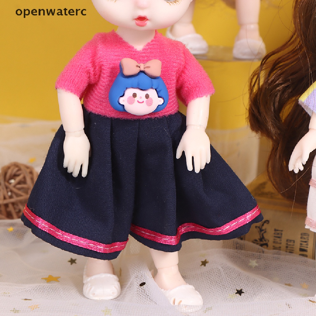 Búp Bê Đồ Chơi Mini 16cm 13Cm Mắt 3D Có Thể Di Chuyển