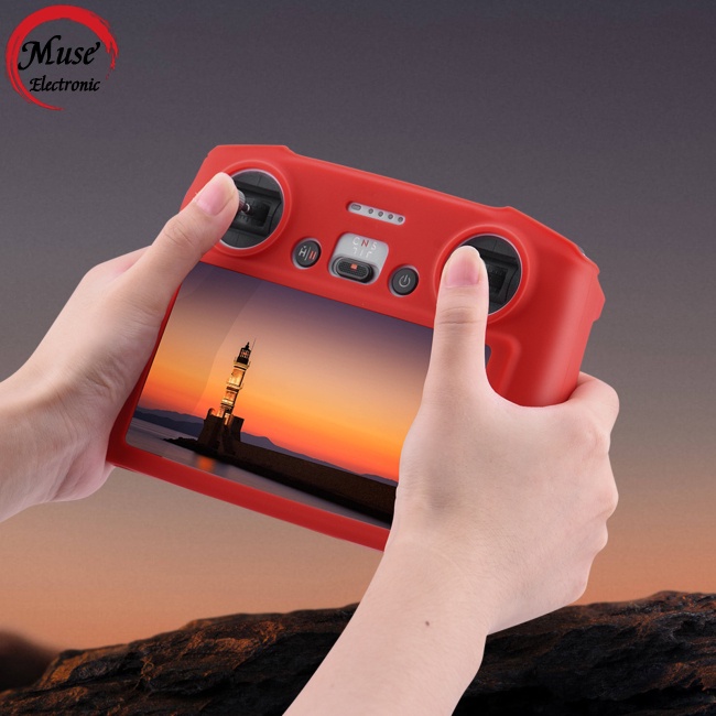 Ốp Điện Thoại Silicon Chống Trượt Chống Bụi Bảo Vệ Màn Hình Điều Khiển Từ Xa Cho Dji Mini 3 Pro Rc