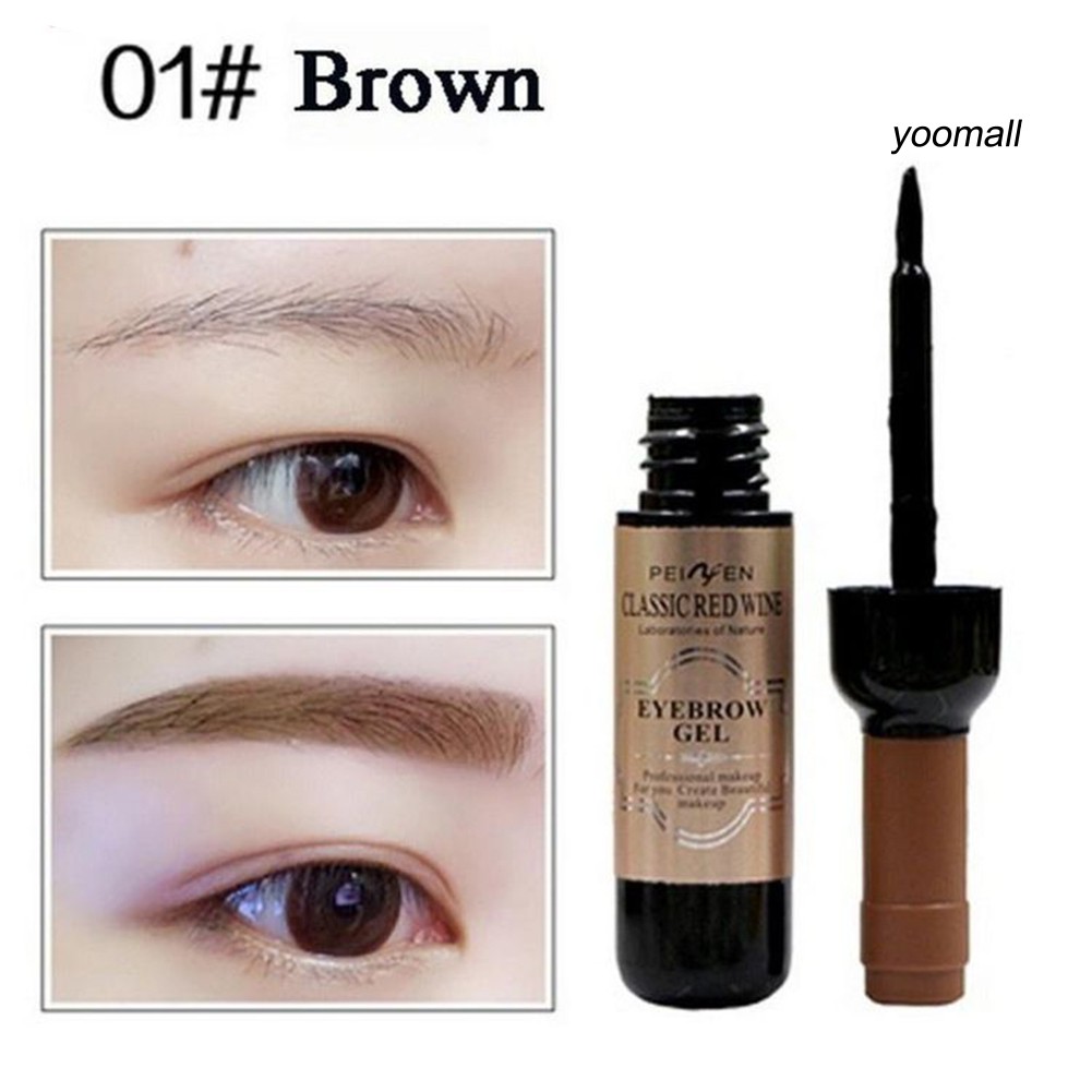 [Hàng mới về] Gel Nhuộm Lông Mày Dạng Lột Thiết Kế Hình Chai Rượu Vang