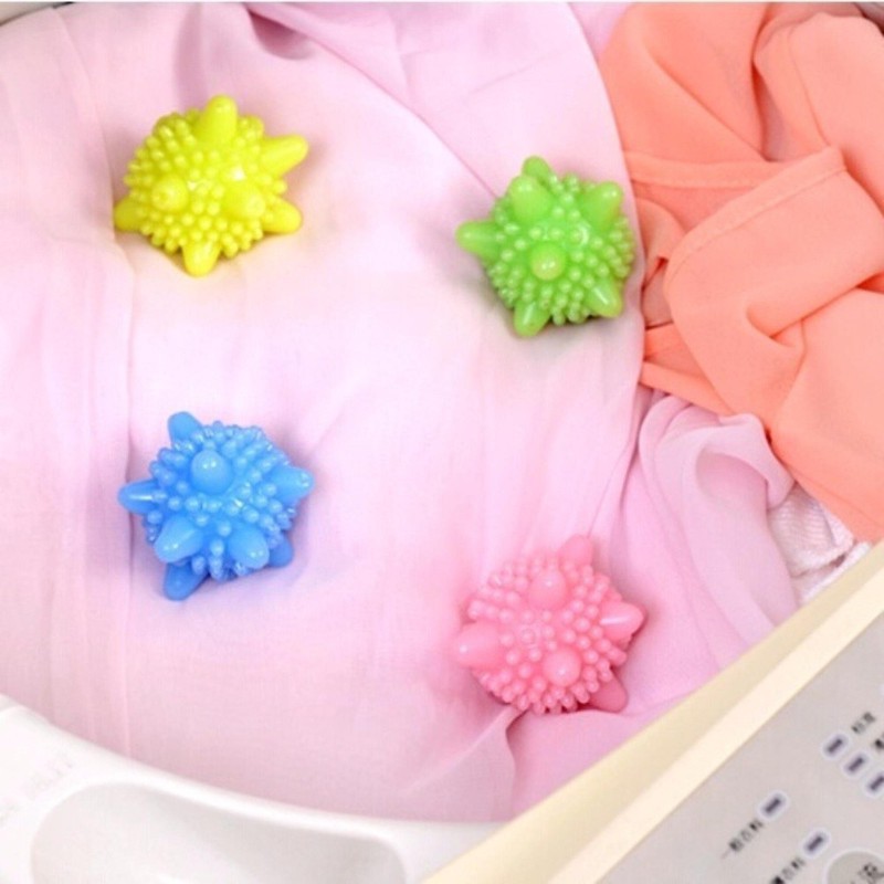 Quả cầu gai cao su giặt đồ, quả cầu ion