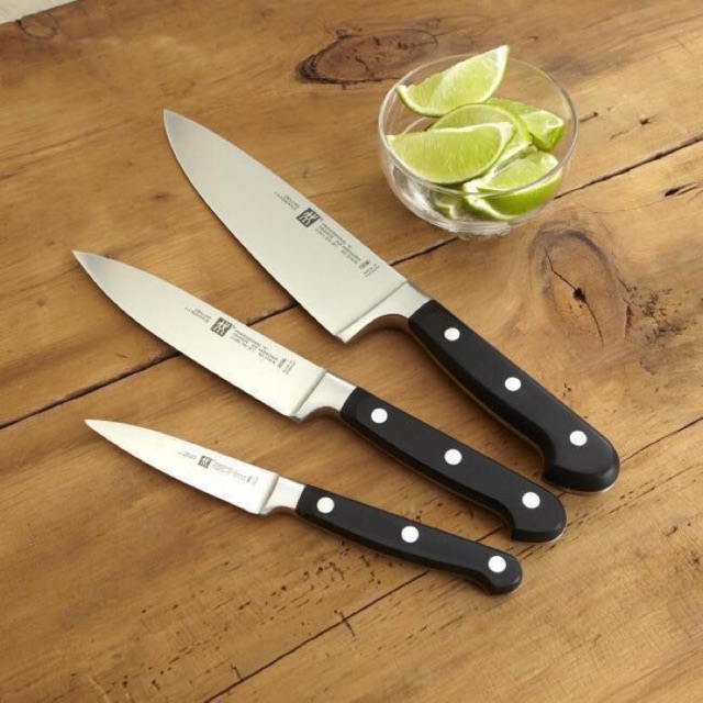 🇩🇪BỘ DAO CAO CẤP ZWILLING Professional S 3 món MADE IN GERMANY SX TẠI ĐỨC BỀN ĐẸP