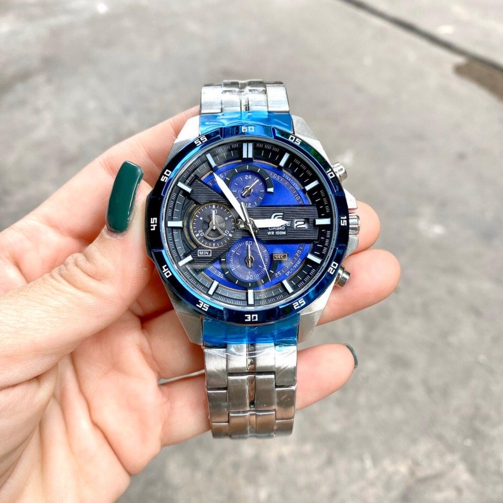 Đồng Hồ Nam Casio EFR 556DB - 2AVUDF - Quartz - Dây Kim Loại
