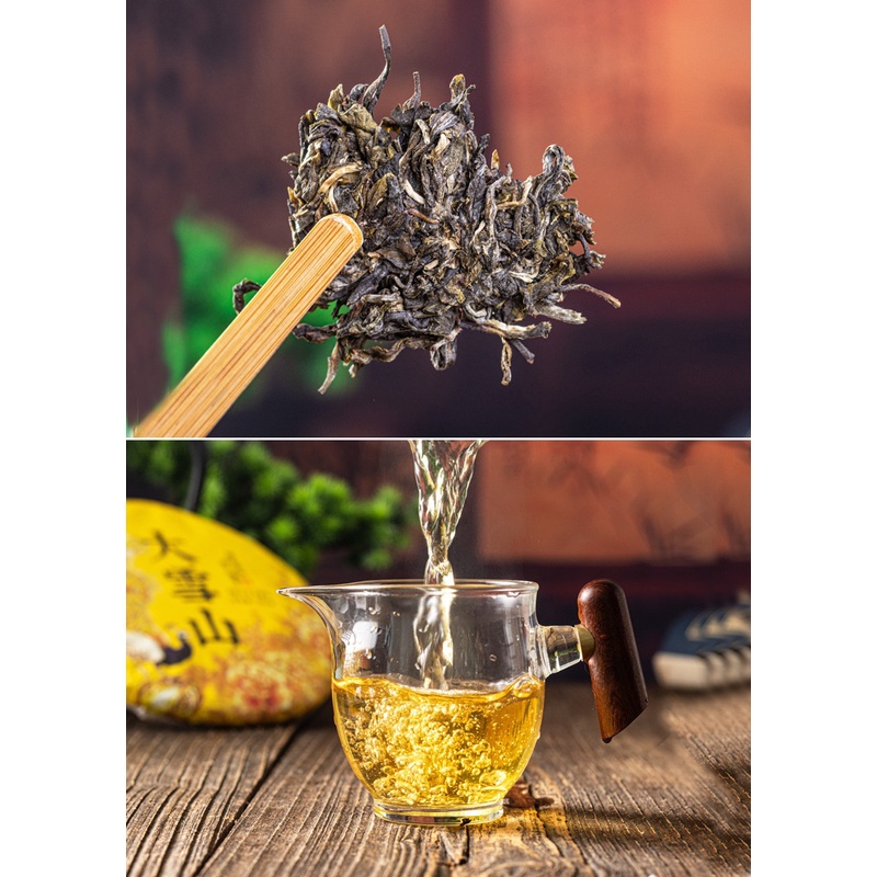 BÁNH TRÀ PHỔ NHĨ SỐNG ĐẠI TUYẾT SƠN VÂN NAM (BÁNH 357 GRAM, NĂM 2021)