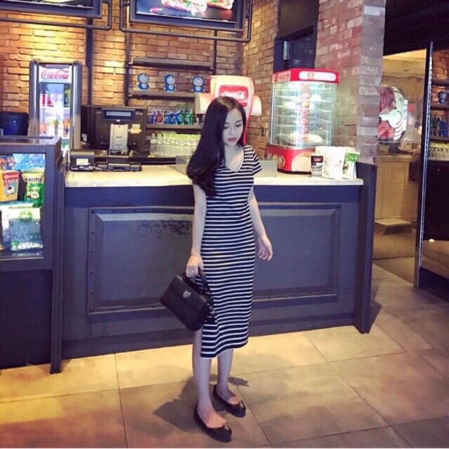 Váy thụng xẻ gấu siêu đẹp | BigBuy360 - bigbuy360.vn