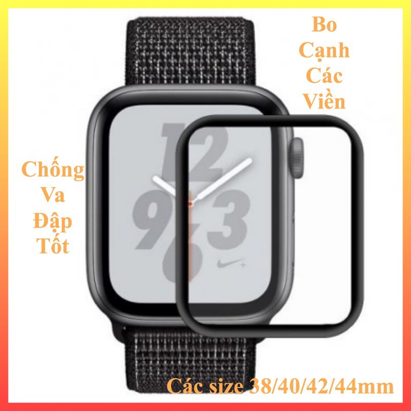 [Đã có size cho aw series 7] CƯỜNG LỰC ĐỒNG HỒ FULL MÀN DẺO KEO XỊN APPLE WATCH SERI 1/2/3/4/5/6/7