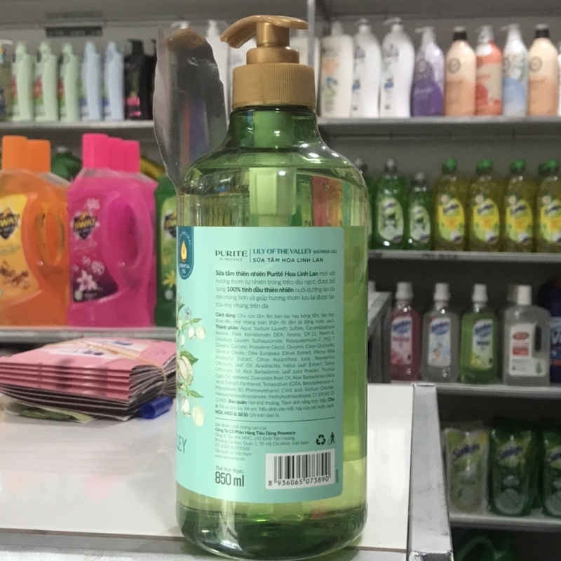 Sữa Tắm Thiên Nhiên Purité 850ml