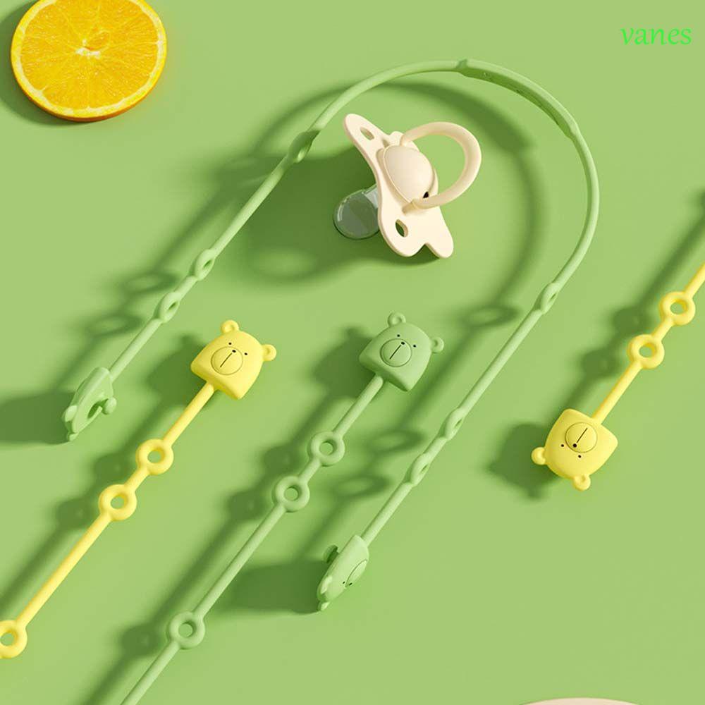 Dây kẹp giữ núm ti giả hình gấu dễ thương VANES1