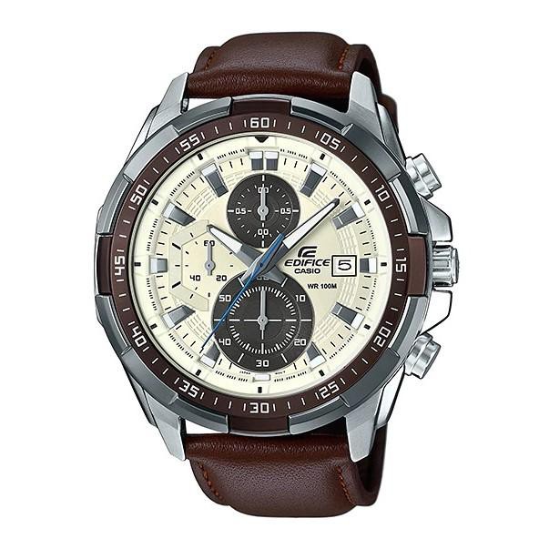 Đồng Hồ Casio Nam Edifice EFR 539L 5AV Dây Nâu