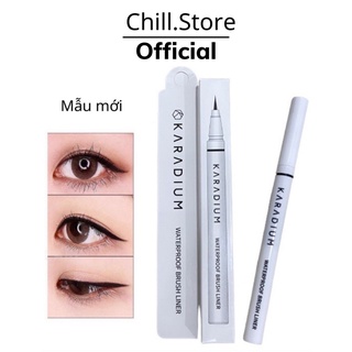 Bút dạ kẻ mắt karadium hàn quốc, chống nước, siêu mảnh vỏ trắng
