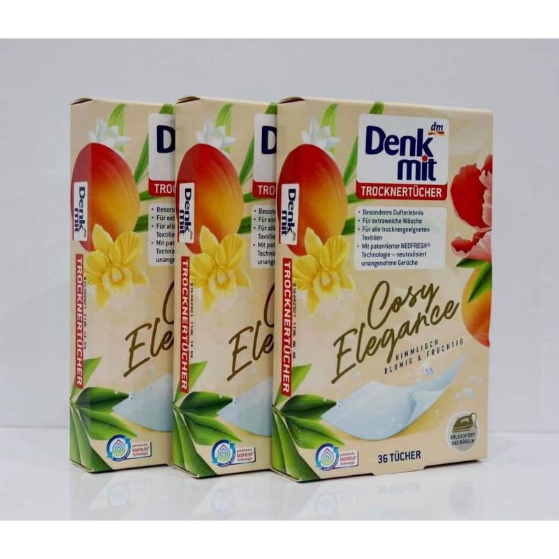 Giấy thơm quần áo Denkmit Cosy Elegance 36 tờ