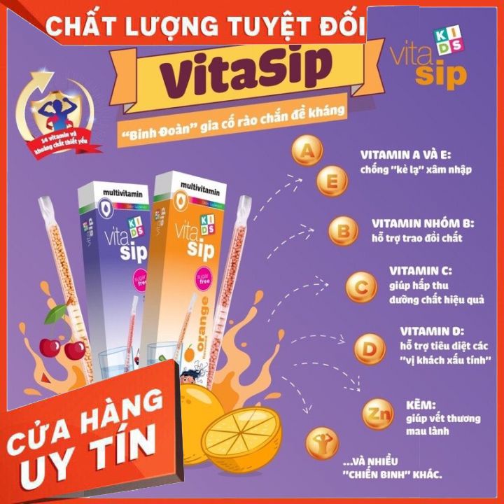 Vitasip Kid bổ sung multivitamin