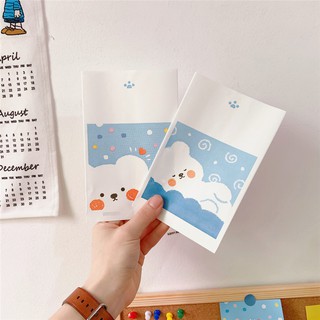 Túi Giấy Mini Đựng Quà Tặng Hình Gấu Trắng Cute - P014