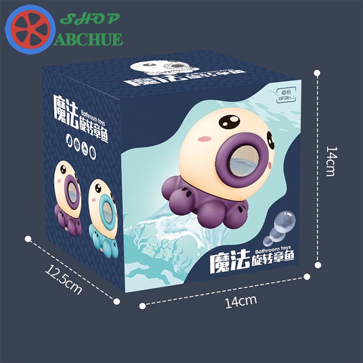 Đồ chơi nhà tắm cho bé Bạch tuộc xoay vui nhộn