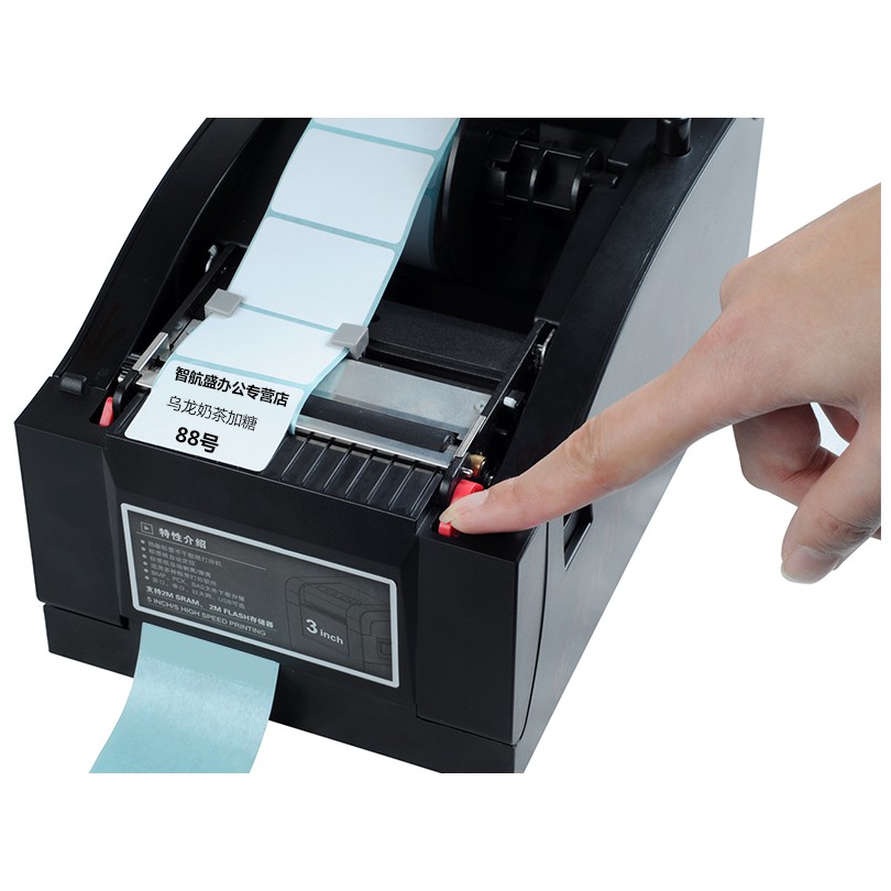 Máy In Mã Vạch Xprinter XP-350B + Tặng kèm 1000 tem 35mm *22mm (2 tem 1 hàng)