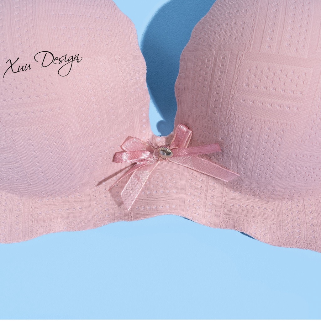 Áo lót ngực su đệm dày nâng ngực không gọng XUU AV03