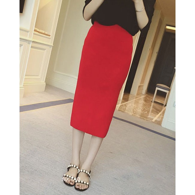 Chân Váy Ôm Dài Xẻ Tà Sau Cá Tính | BigBuy360 - bigbuy360.vn