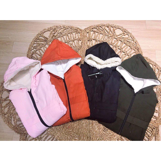 Hàng hoten siêu hót // Áo khoác kaki trơn lót lông cực ấm -HS | BigBuy360 - bigbuy360.vn