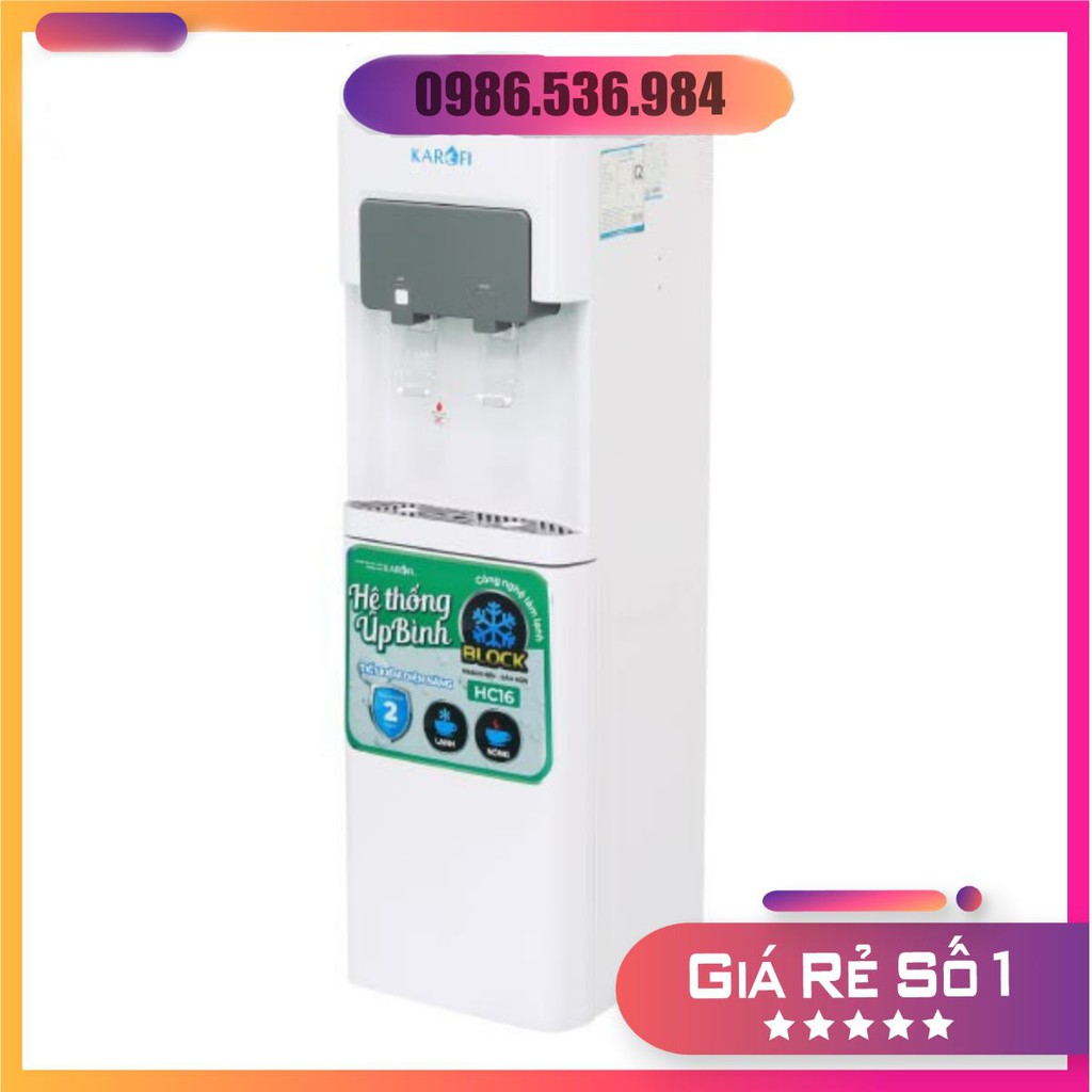 Cây Nước Úp Bình Karofi HC16 ♥️ Giá Sốc ♥️ Cây Nước Nóng Lạnh Karofi