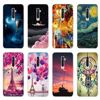 OPPO Reno 2 / Reno2 Z/F Reno 3 / Reno Ace Case Fashion Printed Soft Silicone TPU Phone Casing
