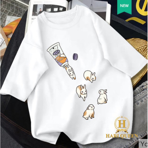 [FREESHIP ĐƠN TỪ 50K] Áo phông thỏ chui HARI0420