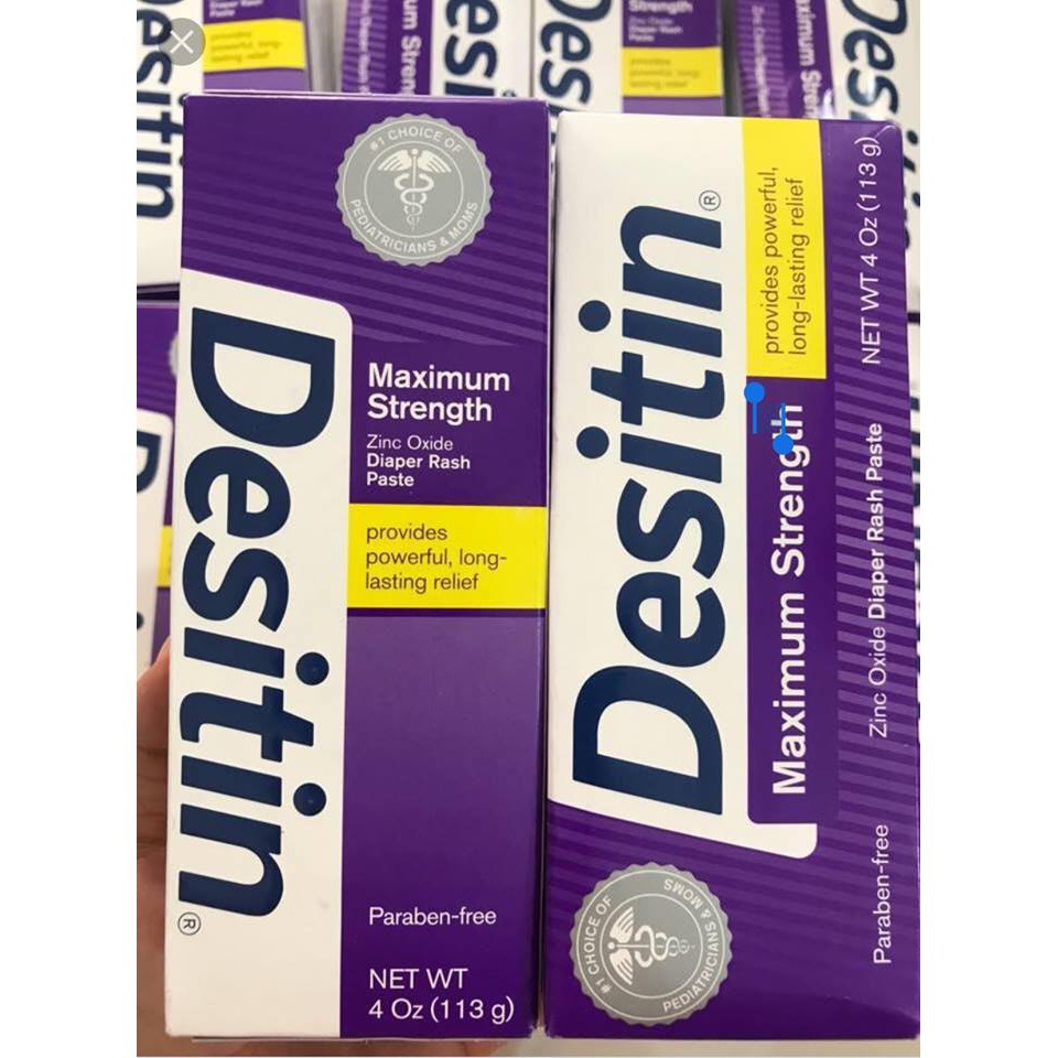 Kem chống hăm Desitin Daily Maximum Strength 113 gram (Màu tím)