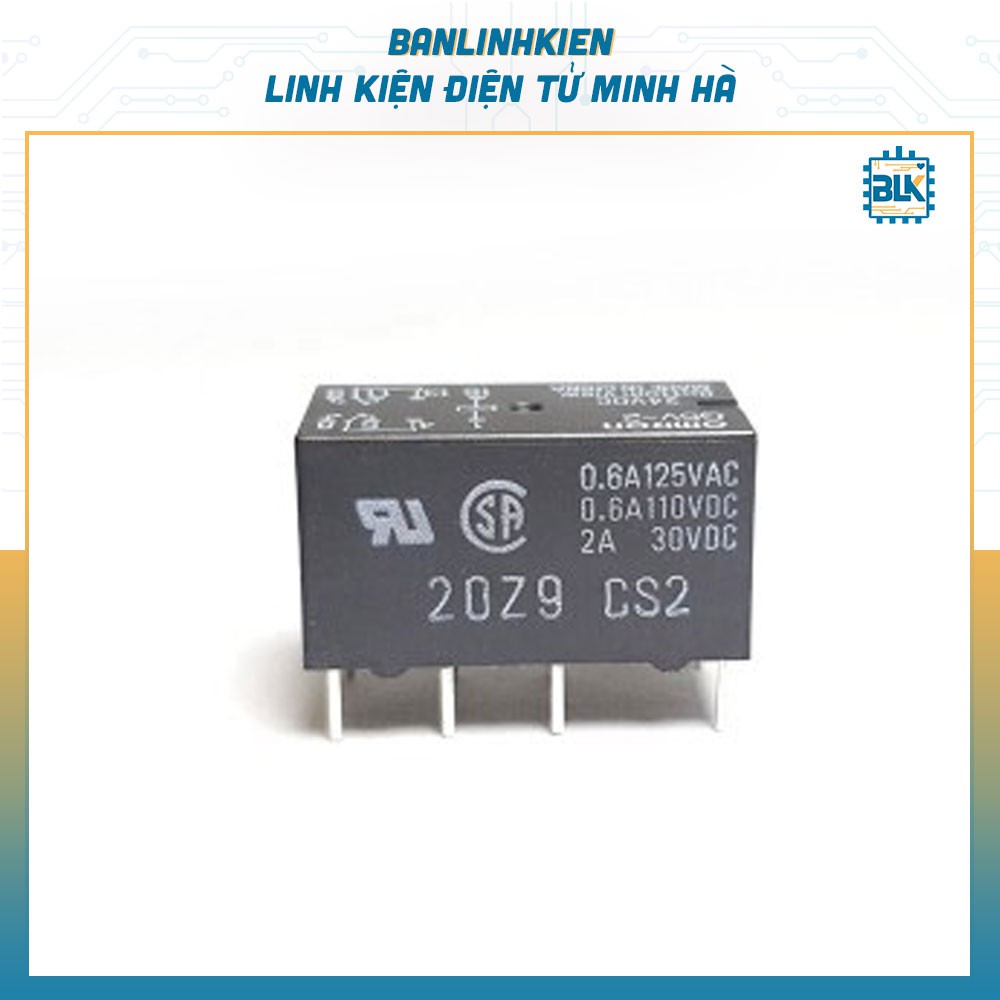Rơ Le [Relay] 8 chân 24V2A G5V-2