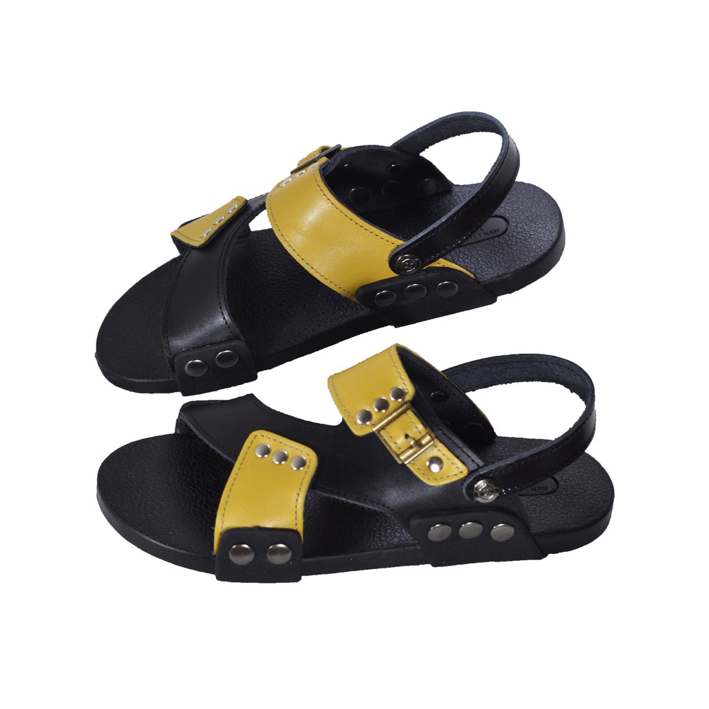 Giày quai hậu HM da bò cao cấp HBTX3A