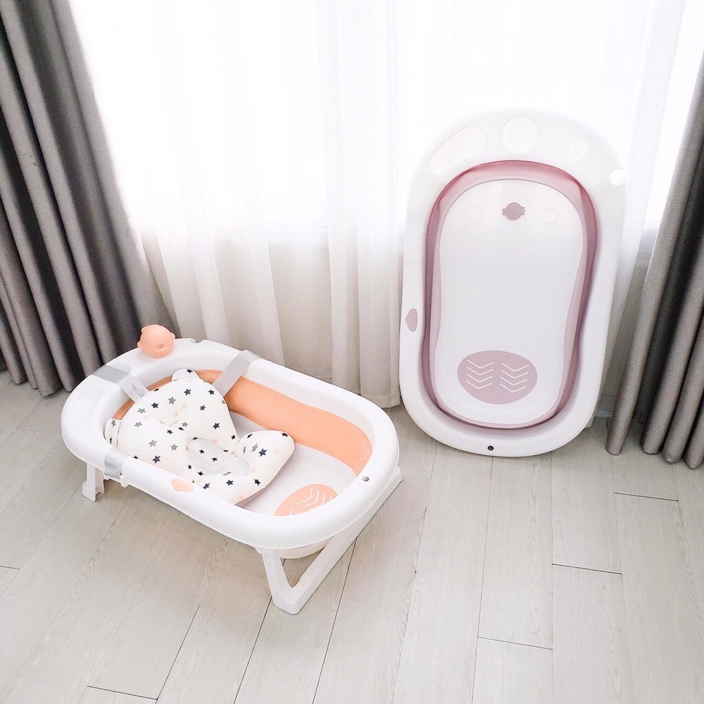 CHẬU TẮM GẤP GỌN KÈM PHAO