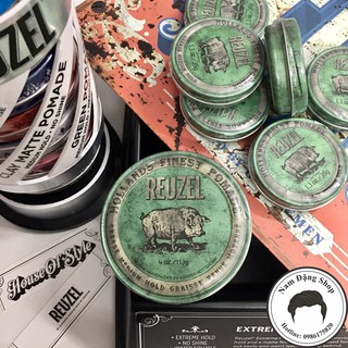Sáp vuốt tóc Reuzel Green Pomade