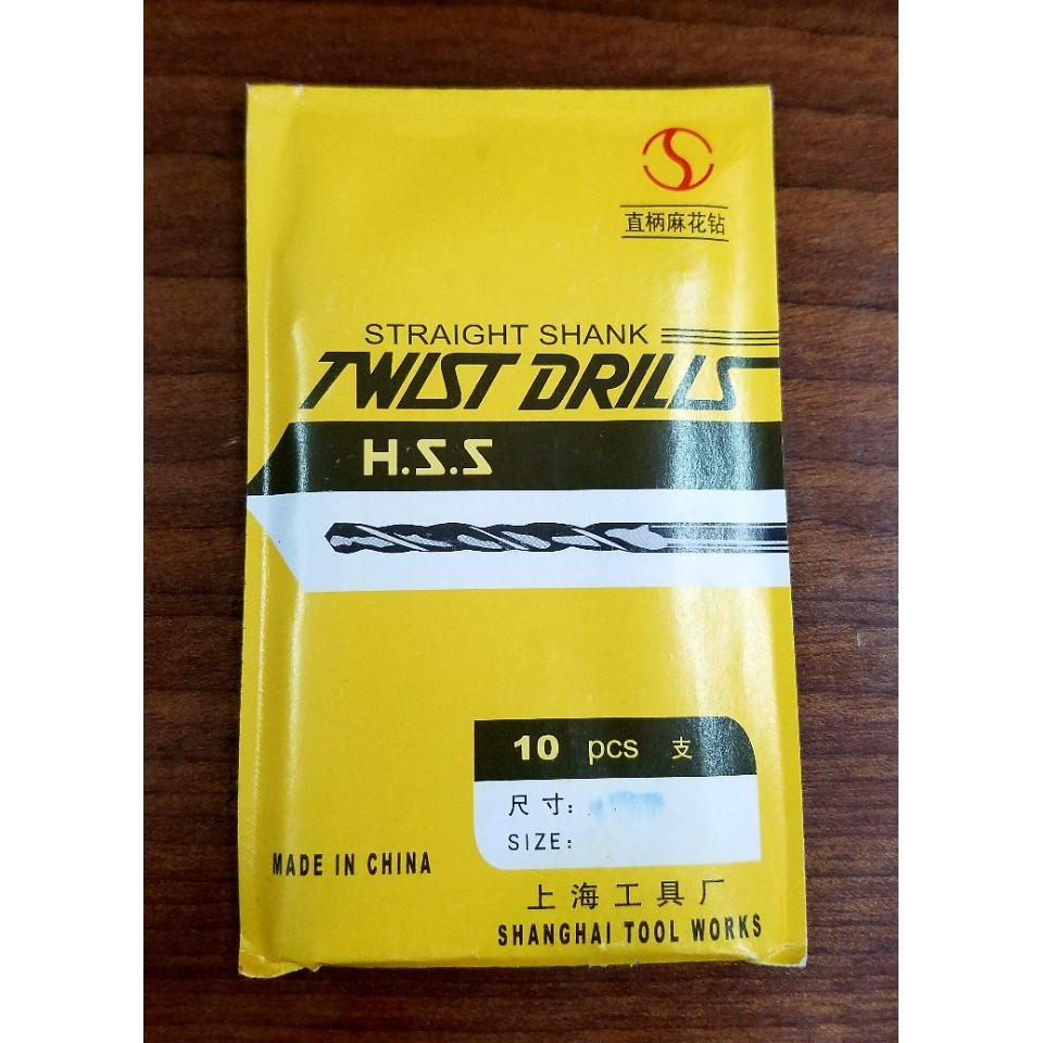 Mũi Khoan Thượng Hải chữ S từ 1mm -> 8mm