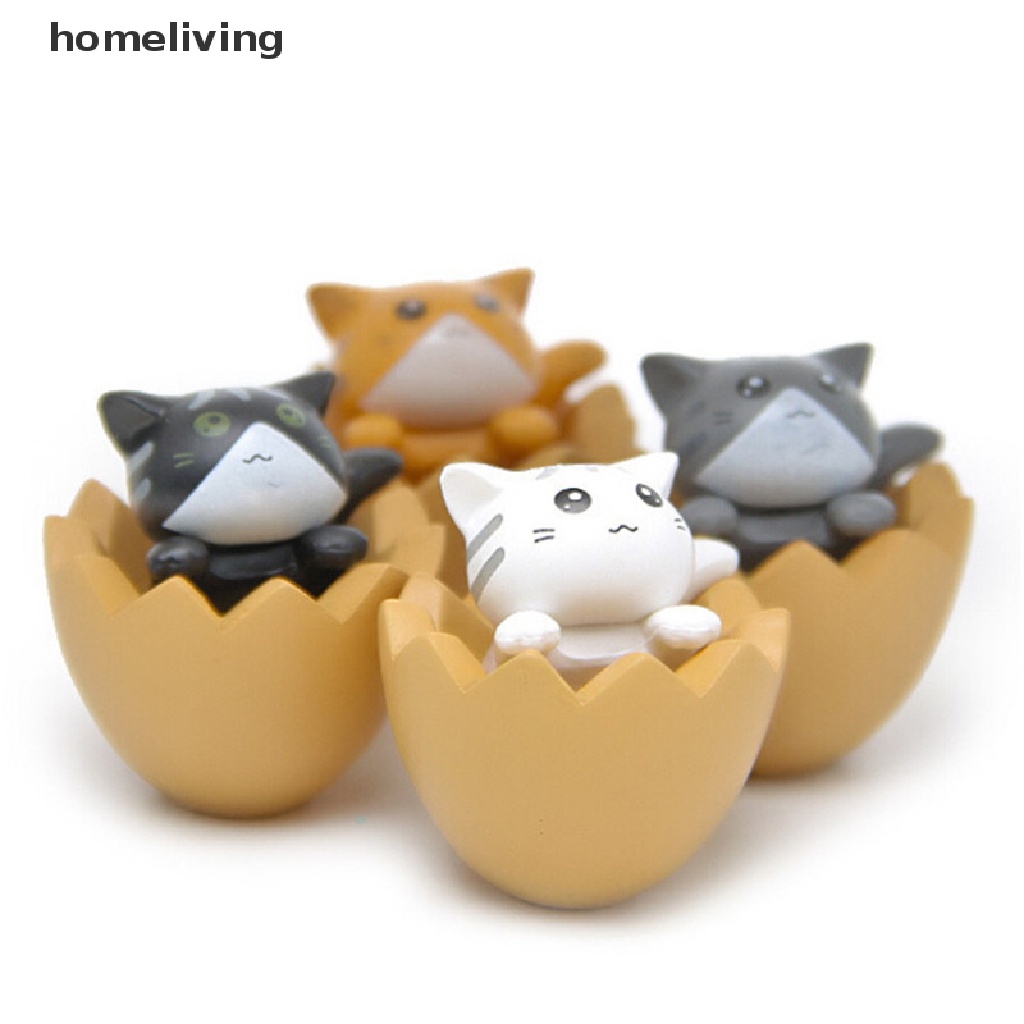 1 Mô Hình Mèo Bằng Nhựa Resin Dễ Thương Trang Trí Tiểu Cảnh
