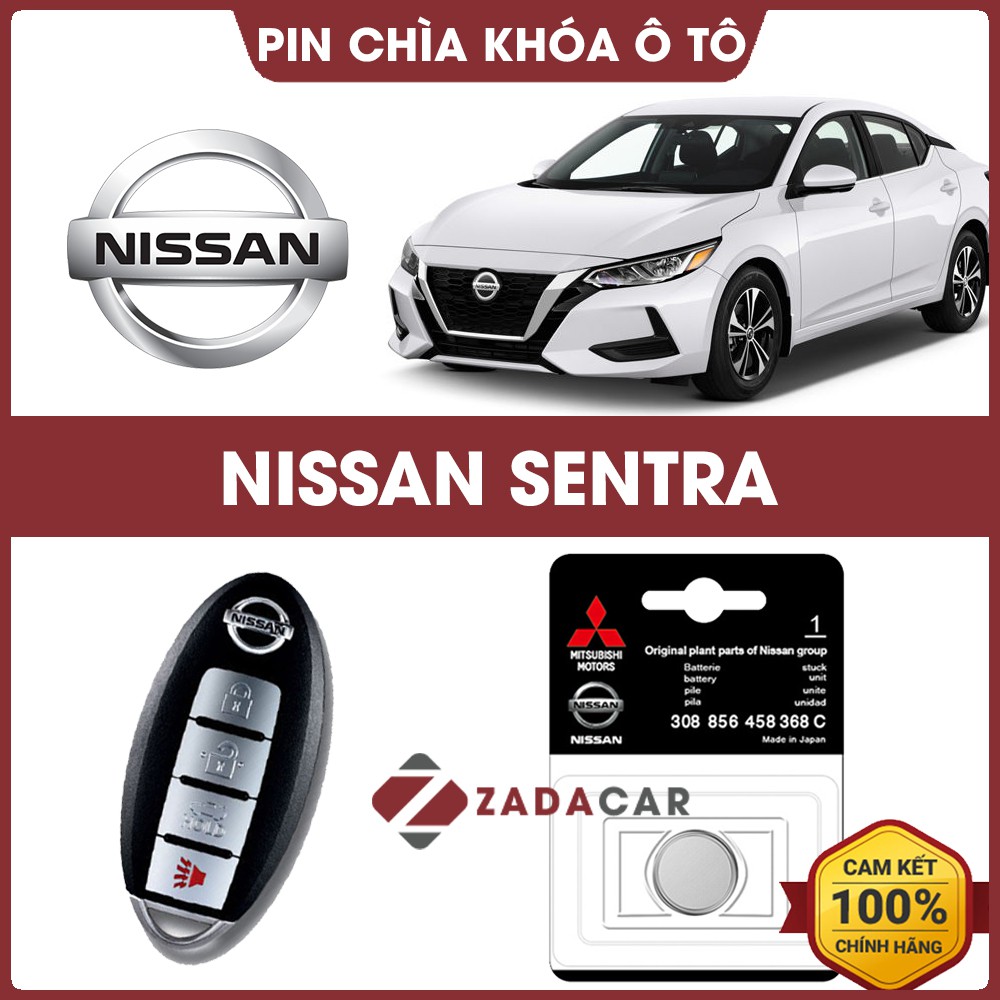 Pin chìa khóa ô tô Nissan Sentra chính hãng sản xuất theo công nghệ Nhật Bản – Pin ô tô Nissan Sentr