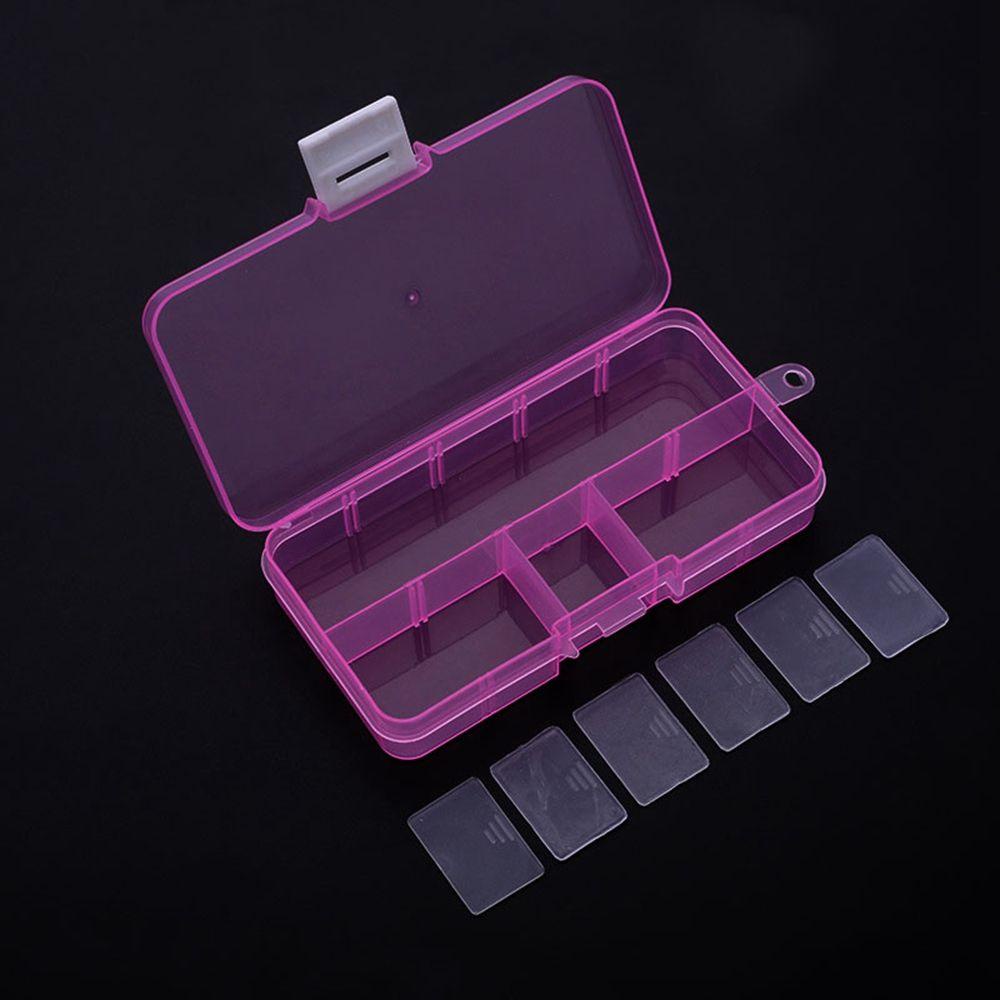 Hộp Đựng Dụng Cụ Câu Cá Trong Suốt 10 / 24 Ngăn Tiện Dụng Ốp