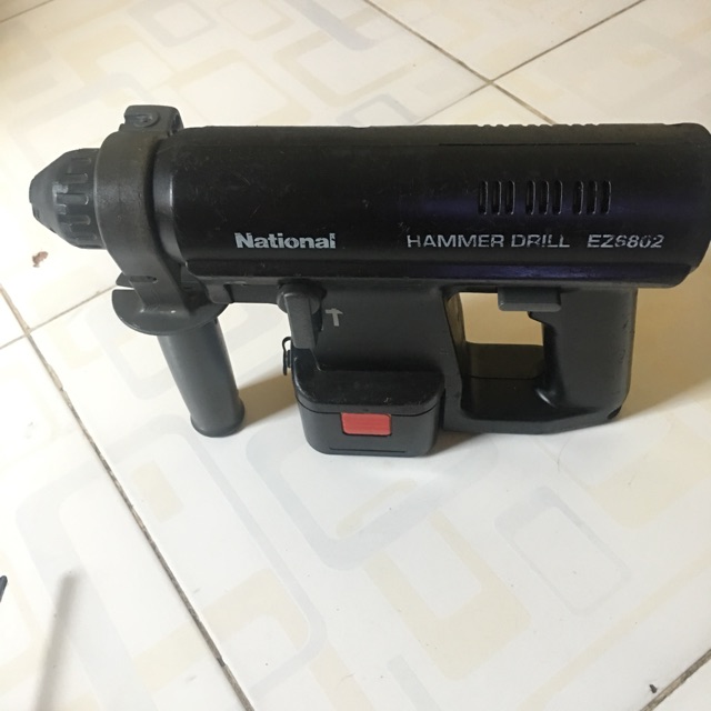 Khoan national 2 chức năng EZ6802 ( có búa) 12v 4ah