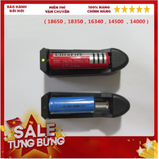 Sạc pin đa năng đơn cho pin lithium 18650 16340 14500 18350 14000...