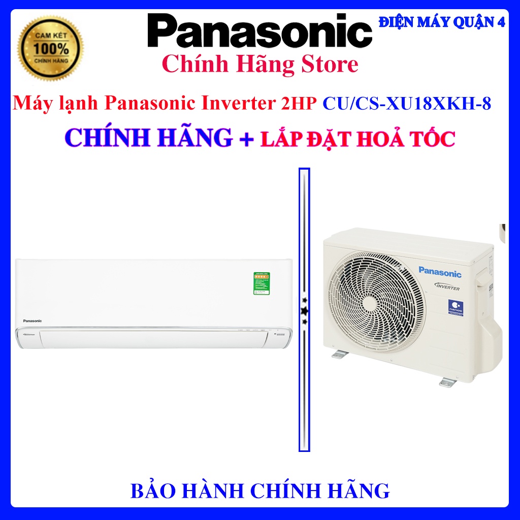 [Panasonic XU18XKH] Máy lạnh Panasonic Inverter 2 HP CU/CS-XU18XKH-8