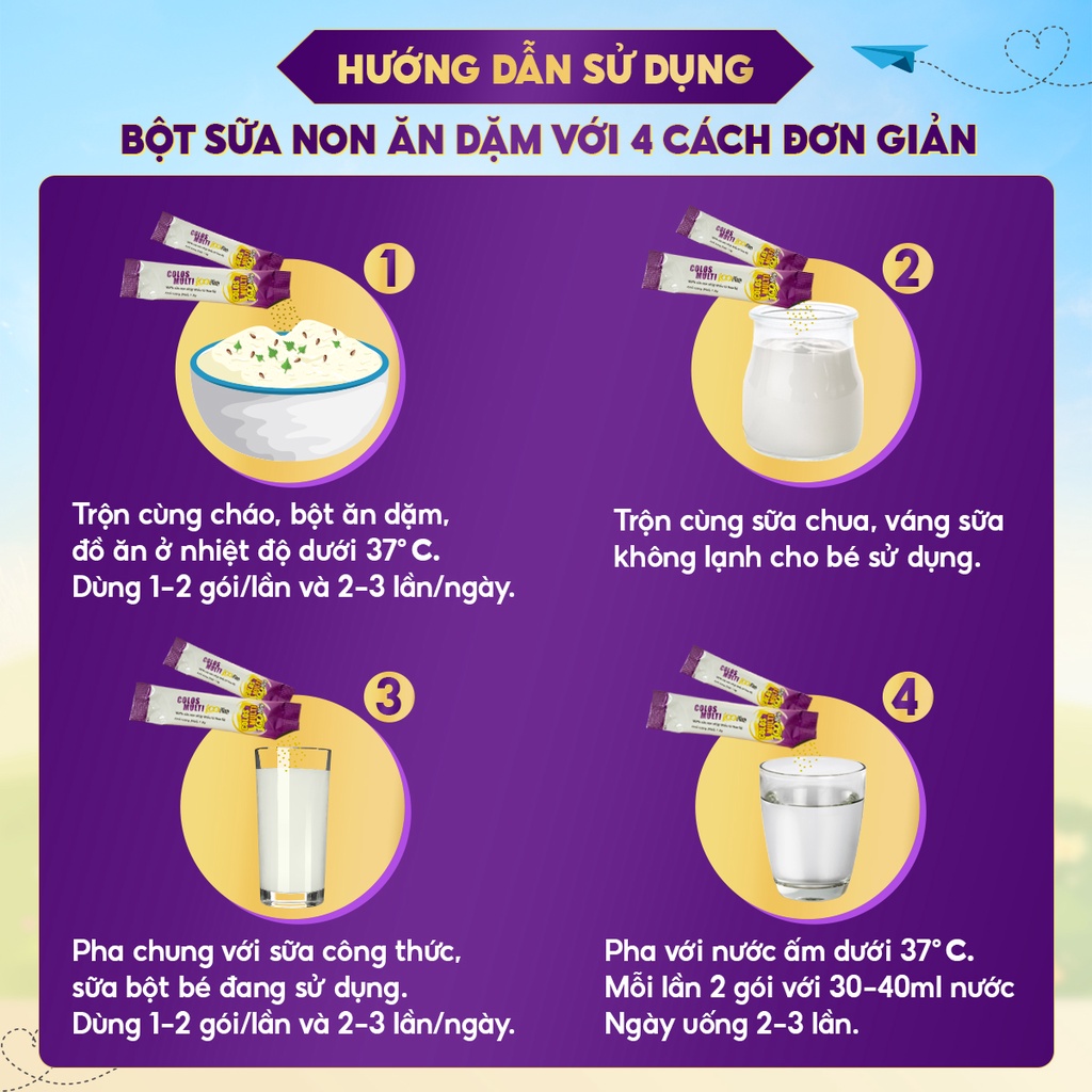 Sữa non tăng cường sức đề kháng - Sữa bột Mama sữa non Colos Multi 100 Plus hộp 135g